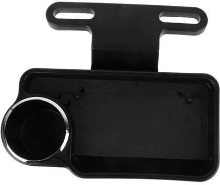 Gatuida Getränkehalter Für Autositze Aufbewahrungsbox Mit Deckel Schwarz Geeignet Für Lkws Wasserflaschen Handys Papiertücher Etc Schlichtes Design Installieren