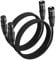 SONICAKE Cable XLR para micrófono conector macho a hembra de 3 pines de nylon trenzado cable XLR Negro (2M 2 Pack)