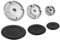 Doxiuyo Ensemble de Remplacement Universel pour 3 Capuchons de Brûleur de Cuisinière à Gaz et Têtes de Brûleur, Comme Illustré, Adapté à la Plupart des Brûleurs de Cuisinière à Gaz.
