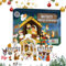 Weihnachtskrippe Weihnachten Adventskalender 2024 Krippenfigur Countdown Kalender, 25 Weihnachten Weihnachtskrippe Set, Christliche Religiöse Kinder Krippe Set Kleine Krippe Spielset Spielzeug