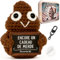 Cadeau Original & Inspirant | Positive Patate en français | Idée Drôle Fete | Anniversaires Homme Femme Couple Ado Collegue Objet Bureau | Peluche Enfant Fillle Garcon | Humour Motivation (CROTTE)