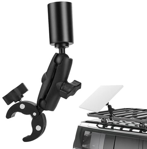 WingFly Starlink Mini support de serrage réglable pour échelles de camping-car, garde-corps et plus encore, mini accessoires Starlink, angle réglable universel, noir