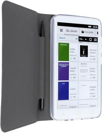 Elektronischer Buchleser, EReader mit 5 Zoll Farb Touchscreen, 2 GB + 16 GB, E Book Reader mit WLAN, Bluetooth, FM, Musik, Kamera, E Reader für Kinder, Erwachsene und Senioren