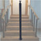 HUJIEAAA Handlauf für Treppen, Metallbaluster, Pfosten für Gartentreppen, Handstützgeländer für Senioren und andere, Außen-/Innengeländer mit Wandbeschlägen und Metalldübeln (Schwarze Spind