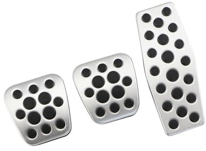 BEFZIMYL Autopedale Brems-, Gas- Und Kupplungspedal-Abdeckung, Rutschfestes Zubehör Für C&hevrolet Für Malibu MK8 2012 2013 2014 2015 2016 2017 2018