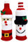 BUGUUYO 2 Teiliges Weihnachts Weinflaschen Set Weihnachtsdekoration Weihnachts Mittelstücke Für Den Esstisch Weihnachts Esstisch Dekoration Weihnachts Dinner Tisch Dekoration