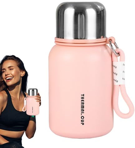 GkgWuxf Gobelet Isotherme | Mug Isolant Pour Boissons Chaudes Et Froides,Tasse à Boisson en Acier Inoxydable pour Sport Camping Salle de Classe, Gobelet Léger et Portable