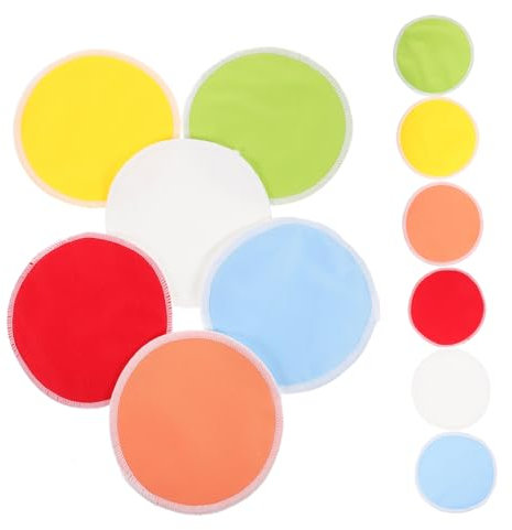 QUMIIRITY 12pezzi Coppette Assorbilatte Riutilizzabili Pz Lavabili Traspiranti Per Allattamento Confezione Per Uso Quotidiano