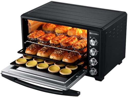 Air fryer Electric Oven Combo 40L - Large Capacity Convection Oven with 60-Minute Timer, Built-in Baking Light, Temperature Control 90℃ to 230℃ for Roast, Bake, and Broil