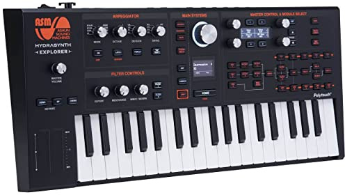 Digital Polyphonic Aftertouch Keyboard Synthesizer, 8-Voice, Ideal for Music Production and Performance