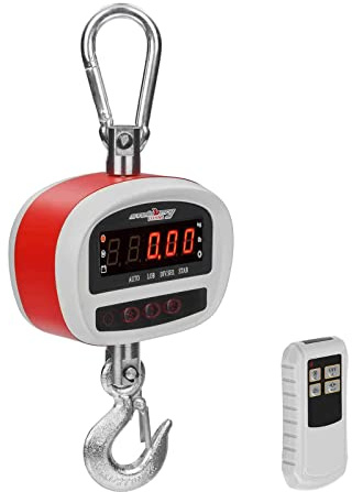 Steinberg Systems - SBS-KW-300KE - Bilancia da gru - 300 kg - LED - con gancio di sicurezza