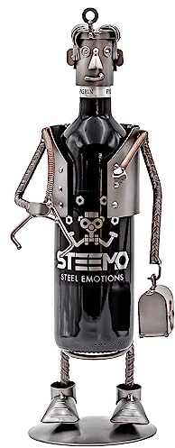 STEEMO Arzt Doktor Weinflaschenhalter