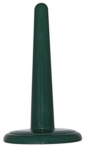 Porte-rouleau de cuisine Up en céramique vert foncé 29 cm. (N.B. Le diamètre minimum du rouleau de papier doit être de 5 cm !)
