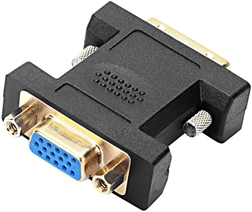 Speedlink VGA auf DVI Adapter HQ (vergoldete Kontakte, zusätzliche Abschirmung) schwarz