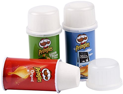 Federmappe von Pringles Radiergummi Grün/Rot