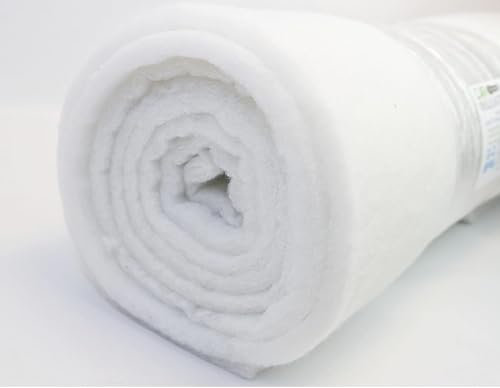 10m ABSoft Flame Retardant PES Camper Van Insulation Thermal Acoustic, Polyester Wadding - Quilting & Upholstery Padding (25mm thick)