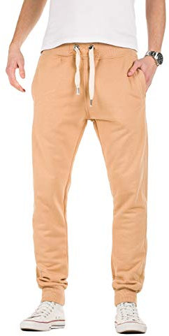 Yazubi Herren Jogginghose Edward - Bequeme Sweathose, Gelb (Indian tan 171328), M