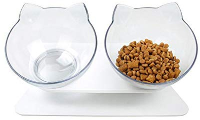 Beito - Gamelle pour chat avec support surélevé, pour chats et chiens de petite taille