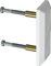 ABUS 86750 PA1014 Befestigungs-Set, weiß