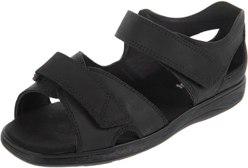 Cosyfeet Bingley - Black - 9-3H - Extra Wide Men's Sandals