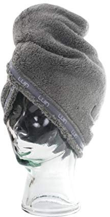 Luin Living Hair Towel, Granite, One Size