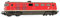 Rivarossi Eisenbahn - Locos HR2818 Diesellokomotive Baureihe 2050, rote Lackierung, ÖBB, Periode IV-V