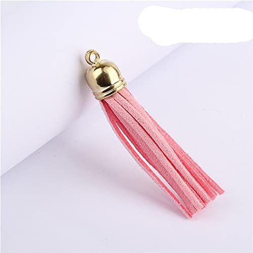 30pc 60mm Vintage Kunstleder Quasten Fransen Schmuck g Erkenntnisse Ohrring Zubehör Schlüsselanhänger Handy Riemen Anhänger-China, Farbe 06