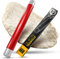 Loco Bird Rodillo de amasar de silicona libre de BPA, rodillo sin asas, accesorio de horneado para fondant, pizza, pasteles, masa de pasta y masa quebrada, utensilio de cocina con revestimiento