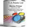 TA Paints Marine Boat Primer Multi Purpose | Wood & Metal | Above & Below The Waterline | Highly Anti Corrosive | Boats, Barges, Cruisers Canal Narrow Boats (1 Litre, Red Oxide Primer)