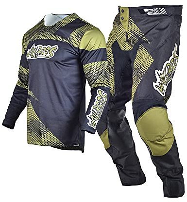 Willbros Jersey Hose Combo Trousers Unisex Dirt Bike Motorrad Gear Set MX Off-road (Jersey XL/Pant W36)