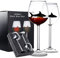 Lot de 2 verres à vin en cristal avec requin noir à l'intérieur pour mariage, anniversaire, fête