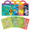 GUYUCOM 4 Pack Wiederverwendbares 3D-Stickerbuch für Kinder, Tragbar, Wasserdicht, Geeignet für Jungen und Mädchen ab 2 Jahren, Kinder Geschenk Spielzeug für 2 3 4 5 jahre