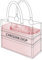DGAZ Taschen Organizer Einsatz, Seide Taschenorganizer für Dior Book Tote Mini/S/M/L Tasche, Seidige Berührung Bag in Bag Organizer (Rosa, Medium)