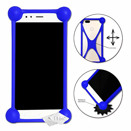 Coque Bumper Antichoc pour SanHii Smartphone 5,0 Pouces Super Silicon Bumper de qualité pour SanHii Smartphone 5,0 Pouces - Bleu