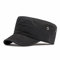 Cappello da cadetto militare da uomo e donna, unisex, con parte superiore piatta, regolabile, per sport quotidiani, campeggio, escursionismo, Stile 5 - nero, Taglia unica