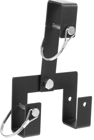 TOVINANNA Trash Can Coupler Garbage Can Hitch Trash Container Connector Wheelie Bin Connector Steel Black