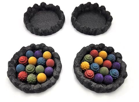 BGExpansions – Nest-Pack für Wyrmspan | 4 Behälter für Eier und Ressourcen | 3D-Zubehör & Upgrades für Brettspiele