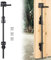 Quincaillerie de portail robuste, loquet de clôture en bois, loquet de sol en acier pour porte de garage en bois