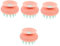 MAGICLULU 4 Stück Shampoo Bürste Kopfhaut Massagegerät Haarfärbe Shampoo Kopfhaut Wäscher Salz Shampoo Für Haare Mit Keratin Shampoo Anticaida Haarpflege Kopfhaut Bürste Duschkopf