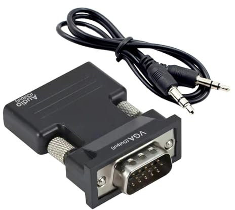 Adattatore VGA maschio a femmina, adattatore VGA maschio a USB femmina, convertitore da USB a VGA, convertitore display, convertitore monitor per proiettore, HDTV