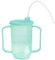 FakeFace Adult Sippy Cup with 2 Handles Lid Long Straw 350ml No Spill Plastic Drinking Cup Liquid Feeding Mug for Adults with Limited Mobility Disabled Parkinson Patients Elderly Care (Style 2)