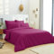 Housse de Couette Toutes Dimensions 100% Coton / 57 Fils/cm² (Fushia, Housse de Couette 240 x 220 cm lit 2 Places)