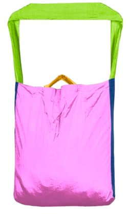 Ticket to the Moon Eco Bag Large Premium - Unique Edition | Nachhaltige Tragetasche aus Fallschirm-nylon mit 30L Kapazität, langlebig, umweltfreundlich, vielseitig einsetzbar | Original seit 1996