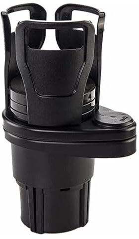 Portabicchieri Auto Universale, Supporto Bicchieri Regolabile e Rotante a 360°, Porta Bevande e Smartphone per Auto, Compatibile con Tazze da Caffè, Bottiglie, Lattine