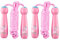 HTTDSLF Springseil Kinder 260cm 2 Stück mit Cartoon, Einstellbar Verstellbare Seilspringen Jump Rope, Ideal für Fitness Training und Knochenentwicklung zu fördern, für Jungen Mädchen Ab 4 Jahre
