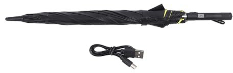 Senrusa Parapluie brumisateur avec Ventilateur, Parapluie Compact de Voyage, Refroidissement, Soleil, Pluie (Style 2)