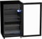 TRIUMPHKEY Getränkekühlschrank,85L,mit Glastür & Blauer LED-Beleuchtung,4 Verstellbare Ablageböden für Soda/Bier/Wein,Perfekt für zu Hause,Büro,Partys | Blue LED-Beleuchtung getränkekühlschränke