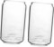 STOBAZA 2 Piezas Vasos de Vidrio Tazas Transparentes para Bebidas Cócteles y Decoración de Eventos