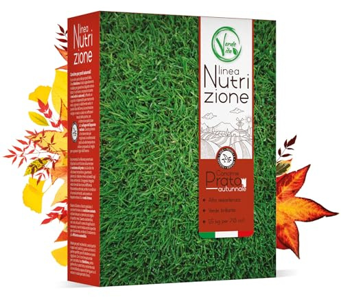 VerdeVita Concime Prato Autunnale 1,5 kg – Fertilizzante Specifico per Tappeti Erbosi fino a 70 m², Rinforzo Radici, Resistenza Invernale, Nutrimento Lento Rilascio