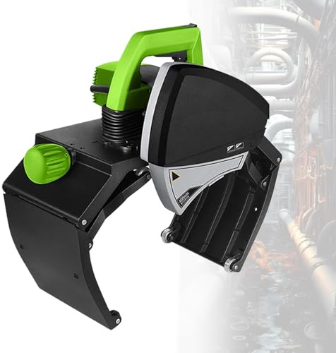 LwiftGal Machine De DéCoupe De Tubes éLectrique, 5 Vitesses RéGlables, pour Le Sciage De Tubes en MéTal Et PVC, pour Le Bricolage Et Les Professionnels ZD220-3sawblade